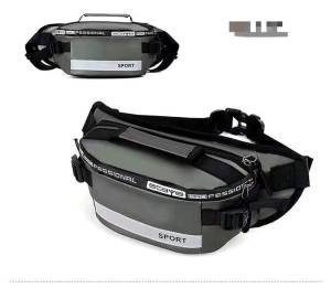 WENKEN BAGS#3001 Korean Fashions Crossbody Bag Waterproof Fanny Pack For Men Large Capacity Reflective Mens Chest Bag For Outdoor Sports