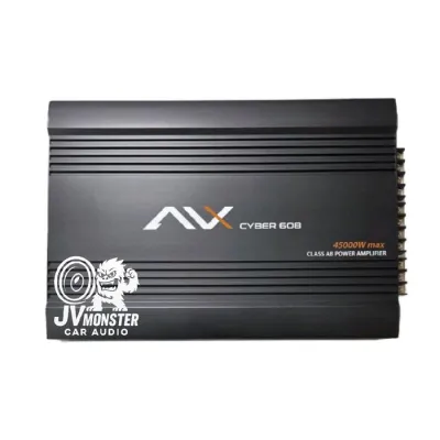 AVX Power Amplifier CYBER-608 45000Watt 4 Channel Mosfet Bass Jedag-jedug & Treble Tajam Subwoofer & Speaker Maksimal untuk Modifikasi Audio Mobil - HANYA PRODUK
