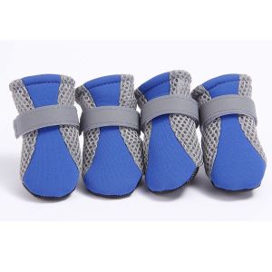 FANGAN Safe Washable Hot Pavement for Small Large Dogs Paw Protectors with Reflective Stripe Dog Shoes Dog Boots Pet Rain Boots Pet Supplies