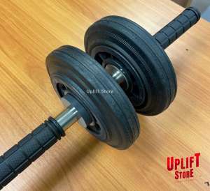 ลูกกลิ้งบริหารหน้าท้อง ล้อคู่ 6 นิ้ว ล้อระบบลูกปืน ลูกกลิ้งออกกำลังกาย ลูกกลิ้งกล้ามท้อง ลูกกลิ้งฟิตเนส roller ลูกกลิ้งลดพุง ลูกกลิ้งออกกาย Roller Slide