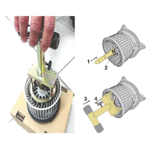 Blower Disassembler Repair Tool Compatible For S60L S80L XC60 XC70 9997284 Heater Motor Removal Install Tool Replacement