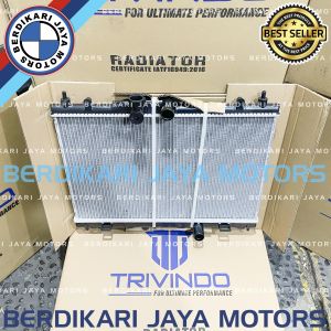 RADIATOR ASSY NISSAN LIVINA L10 L11 JUKE LATIO MANUAL MT TRANSMISI MERK TRIVINDO