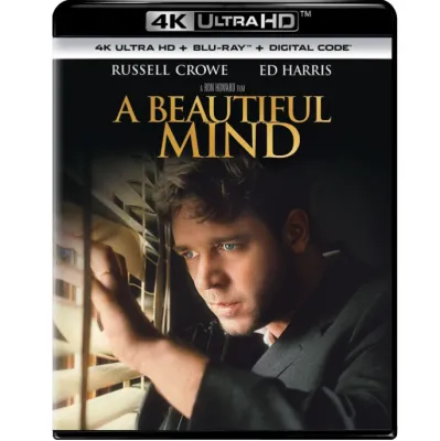 4K UHD Beautiful Mind (2001) Blu-ray Disc with Mandarin Dolby Vision Blu-ray Movie