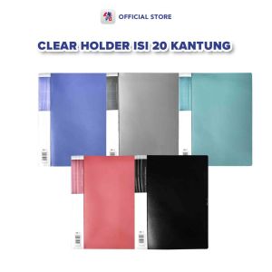 Map Plastik / Map File / Clear Holder 20 Lembar Kantung Map Plastik Polos Ukuran A4 ( 21 x 30 Cm ) Harga Satuan