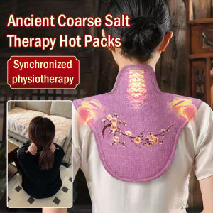 Electric Heating Sea Salt Heat Pack Electric Heating Pad With Natural Sea Salt Pack For Pain Relief Reusable Heat Therapy Wrap For Neck Shoulder Back And Abdomen Muscle Relaxation