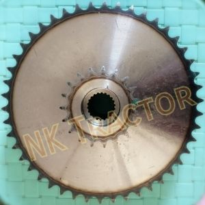 คูโบต้า DC70 / DC95 / DC105X เฟืองโซ่ 2ชั้น (รุ่นใหม่ 46ฟันx19ฟันxรูใน22ฟัน) (Kubota) (เฟืองโซ่ เบอร์ 50 40 เฟืองขับ รถเกี่ยวข้าวนวดข้าว)