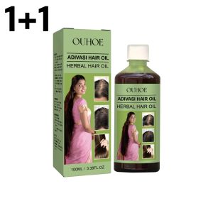 OUHOE Herbal Hair Care Oil Anti Hair Loss Nourishing Oil Vitamin E Hair Care Oil Non Sticky Care Hair草本密发油