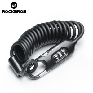 ROCKRBOS Bicycle Lock Anti Theft 1.8M Portable Steel Password Cable Lock for MTB Road Bike Cycling Accessories