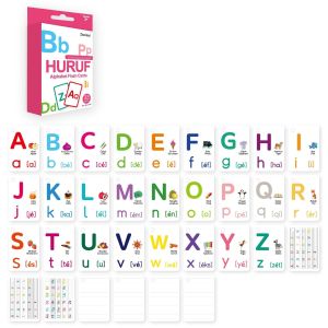 Flash Card Belajar Anak Kartu Edukasi Paud TK Mainan Pembelajaran Flashcard Kreatif Mini 2 Bahasa Indonesia Inggris