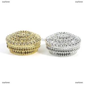 [COD] ourlove Plastic Foil Cake Candy Box Wedding Favor Marriage Baby Shower Gift