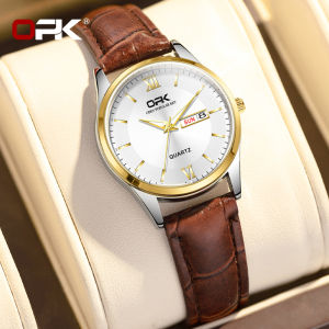 OPK New Design Watch for Women Original Branded Water Proof Leather Korean style Fashion luminous Ladies Watches