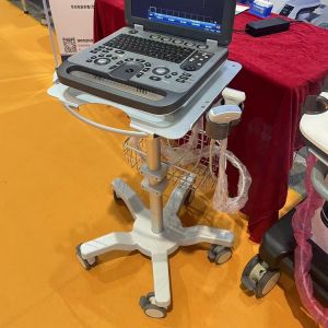 Multifunctional Electrocardiogram Trolley Aluminum Alloy Medical Equipment Ventilator Trolley Metal Defibrillator Trolley