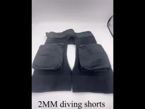 Men Womens Wetsuit Short Pants Scuba Diving Stretch Shorts with Pockets and Quick Release Buckle Adjustable Waist Belt Dropship