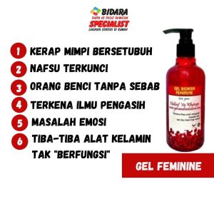 Gel Bidara Feminine Atasi Stress Mimpi Bersetubuh Terkunci Nafsu & Emosi