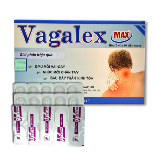 Viên Vai Gáy VAGALEX. Hổ Trợ Giảm Đau Nhức Xương Khớp - Đau Vai Gáy - Tê Nhức Tay Chân