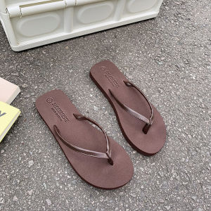 [Free Shipping] High-Heeled Daily Summer WomenS Beach Sandals Simple Flip-Flops For Women 2026 New Model Non-Slip Suitable For Travel And Outdoor Wear At The Seaside