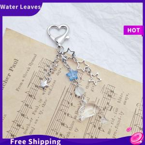 [Water]Hot Sale Freeshipping Năm Cánh Sao Biển Cá Heo Ngọc Trai Men Keychain Đẹp Biển Bãi Biển Mặt Dây Chuyền Để Làm Handmade Tự Làm Xe Treo Chuỗi