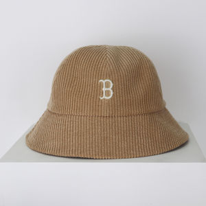 Topi Major League Baseball Premium Hitam Black White Brown White Corduro Bucket Premium IMPORT