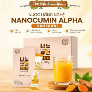 **[Chính Ngạch Có Tem Phụ] Tinh Chất Nghệ NanoCumin Alpha Hàn Quốc Curcumin Nano Hỗ Trợ Dạ Dày Bổ Sung Chống Oxy Hóa Đẹp Da