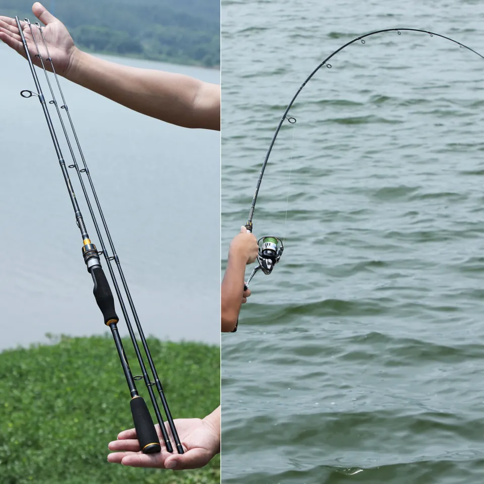 Sougayilang Spinning Fishing Rod Reel Combos,24-Ton Carbon Fiber