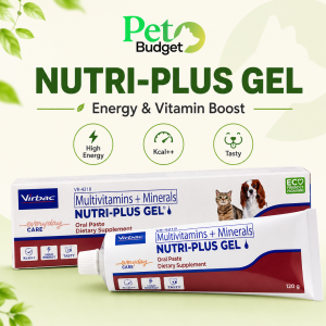 Virbac Nutriplus Gel 120g I EXP: 09/2027 I Nutri-plus for Cats and Dogs I Nutri Plus