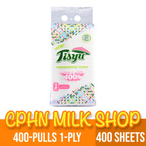 Tisyu Multi-Purpose Tissue Mega Pull 400-Pulls 1-ply 400 Sheets