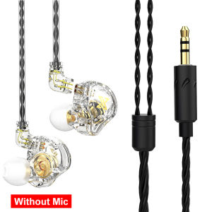 QKZ Original AK6 MAX Earphones Professional-grade In-Ear Monitor Dual-magnet Driver HIFI Bass Noise Cancelling Earbuds 3.5mm Wired Music Sport Headset