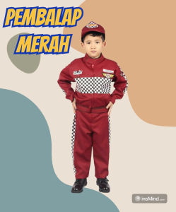 BAJU PEMBALAP ANAK LAKI-LAKI 3-8 TAHUN