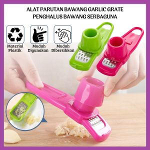 Alat Parutan Bawang Garlic Grate Grinder Alat Penghancur Penghalus Bawang Putih Bawang Merah Jahe Serutan Mini Serbaguna - FR Gallery