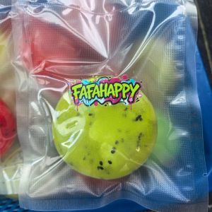 3 Colors Fruit Seed Slush Squishy Toy Watermelon Kiwi Passion Fruit Moldable Fidget Squeeze Ball Crunchy Sound Sensory Stress Relief Toy Cooling Decompression Gift for Kids