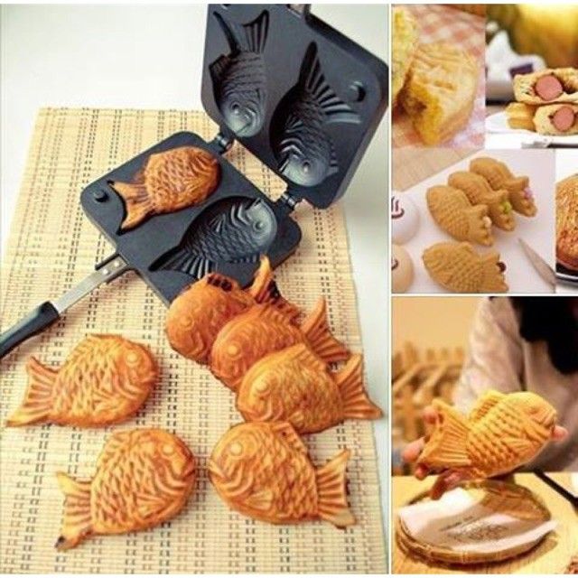 Khuôn Chảo Làm Bánh Cá Nướng Taiyaki Nhật Bản Chống Dính Cao Cấp ...