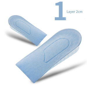 1 Pair Invisible Height Increase Insoles for Women Men Half Insole 3-Layer Air Up Lifts Elevator Shoes Pad Heel Lifting Inserts Cushion