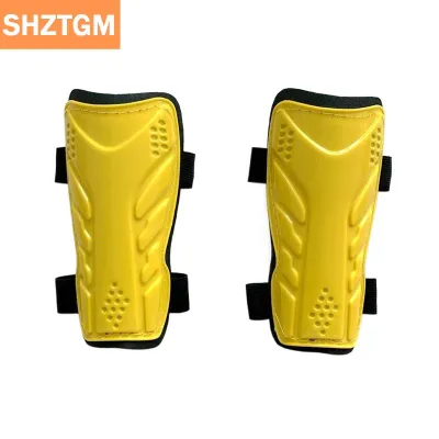 [COD] SHZTGM สนับหน้าแข้งฟุตบอลแบบนิ่มสำหรับเด็ก1คู่อุปกรณ์ป้องกันผิวหนังบริเวณขาสำหรับเล่นกีฬา