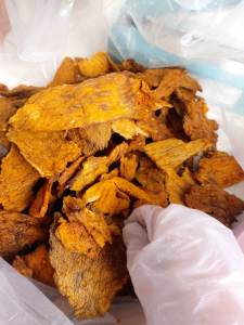 Khô Bò Vàng Miếng Giòn Vị Cà ri Bò Miếng Đẹp Túi 500gr