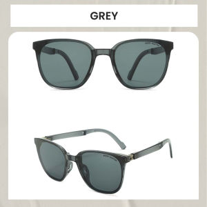 Berrybarton Kacamata Hitam Lipat Anti UV400 Outdoor Sunglasses Kacamata Kotak Lensa Nylon Coating Pria Wanita SL 892