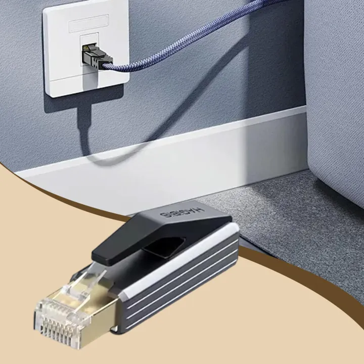 SUDDY USB C to Ethernet Adapter Male to USB C Portable Compact Network ...