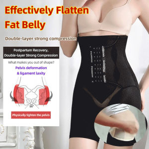 Postpartum Tummy Tuck Flat Leg Shapewear  Stomach Tuck High Waist Shapewear