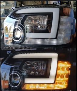 Hi-Ace Grandia Toyota HiAce Coplus DRL Sequential Projector LED HID Compatible