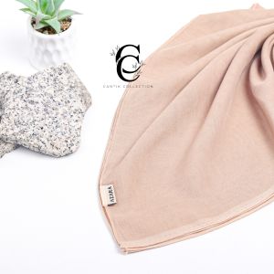 Hijab Segiempat Paris Polos Jadul 115 x 115 Cm / Kerudung Segiempat Polos