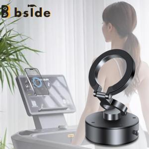 [Bside Tool Store] Magnetic Car Phone Holder Car Phone Bracket Tri-fold Foldable Phone Stand Anti Shake Smartphone Support Car Accessories