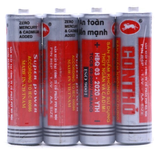 [Hộp 40 viên] Pin AA (2A) con thỏ 1,5v, Pin tiểu sử dụng cho đồng hồ ...