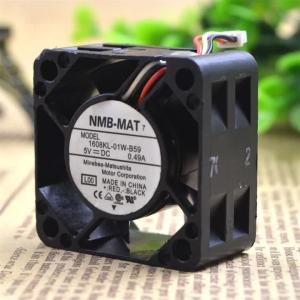 for NMB 4020 40mm 5V 0.49A Switch Server Fan Model 1608KL-01W-B59 High Airflow Cooling