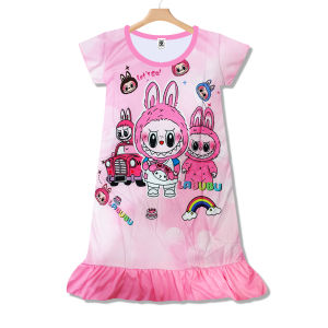 Girls Skirt Children Kids Long Dress Cartoon Palda ng mga Babae QGA002