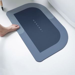 💧Ready Stock💧 Non-Slip Mat Quick Water Absorption Bathroom Floor Mat Fast Dry Feet | Alas Kaki Anti-Licin Cepat Serap Air Bilik Mandi/Tandas