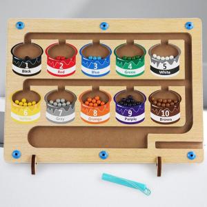 [TM55] Mainan Pemisah Warna Magnetic / Mainan Edukasi Sorting Warna / Color Classification Maze / Sortir Warna Berhitung Magnet / Magnetic Board Wooden Education Toy Mainan Edukasi Anak Bahan Kayu / Puzzle Kayu