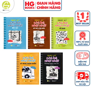 Combo sách Nhật Ký Chú Bé Nhút Nhát tập 6-10 Diary of a Wimpy Kid - Phiên bản tiếng Việt