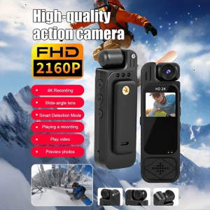Pocket Camera With Screen Law Enforcement Recorder Hd 1080p Infrared Night Vision Camera Portable Back Clip Mini Evidence Collection Instrument Long Battery Life Law Enforcement Instrument