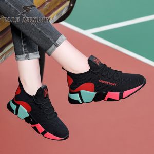 New Korean style womens casual rubber sports shoes breathable and comfortable running shoes