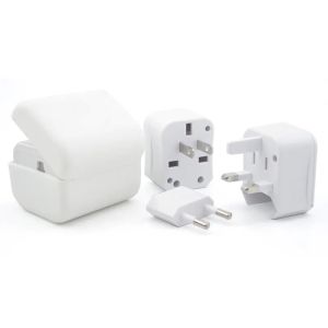3 In 1 Universal Adaptor Global Travel Conversion 3 Sockets Converter International Travel Adaptor AC Wall Power Plug Kit Converter Adapter US/AU/EU/UK All-In-One Multiple Converter universal travel adapter travel adaptor universal
