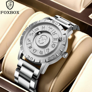 Lige ban đầu foxbox Đồng hồ thạch anh Nam Nữ sáng tạo di chuyển hạt không thấm nước + Hộp